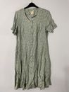 COMPLEMENTS women's vintage mint floral midi dress Size UK22