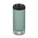 KLEAN KANTEEN Tkwide Insulated Tumbler with Cafe Cap Beryl Green 12OZ, 1 EA