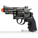 Action Sport Games Dan Wesson CO2 2.5in High Power Airsoft 6mm Magnum Gas Revolver Evike Exclusive Black 50045
