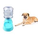 DINOS Pet Waterer for Dog Cat Animal Automatic Gravity Water Drinking Dispenser 3.5L Fountain Bottle Bowl Dish Set of 1 pcs