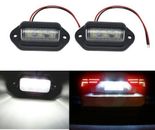 2PCS 6LED License Plate Lights Bulb Lamp Plastic Accessories For Car Truck SUV