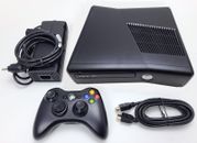 Microsoft Xbox 360S Black XBOX 360 SLIM Video Game Console System Bundle Set Kit