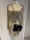 Original Jovani Kleid prom dress gr4 xs s 34 36 Strass Glitzer Juwel 
