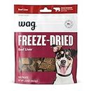 Amazon Brand - Wag Freeze-Dried Raw Single Ingredient Dog Treats, Beef Liver, 3.3 Ounce (Pack of 1)