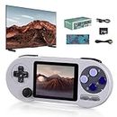 Retro Handheld Game Console, Game Console 11000 Games, SF2000 3.0" IPS Screen Wireless Stick Game Station 16G TF Card, Support TV & Multi-Language