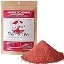 Organic Pet Superfood Vitamin Supplement. Rapid Health & Immune Booster for Cats/ Dogs, Sick/Old/Senior Pets. Small/Medium/Large Breeds. Assists Mobility in Hips & Joints/Helps Relieve Allergies/ Promotes Brain & Memory Health, Energy, Digestion & Shiny Coat. Daily key essential vitamins, minerals, antioxidants & electrolytes. Grain Free. All-In-1. GREAT TASTE. Powder 150g. $29.95