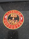 Red and Gold Lifetime Supporter  Bandidos Patch
