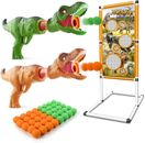 Schießspiel Dinosaurier Spielzeug für 5,6,7,8,9,10 Jahre alte Kinder Jungen Mädchen, 2 in Schaumstoff