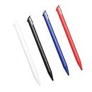 Xahpower Stylus Pens for New 3DS XL, Replacement Stylus Compatible with Nintendo New 3DS XL, 4 in 1 Combo Touch Pens Set Multi Color - Black, White, Red, Blue