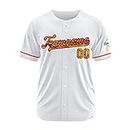 Custom Stitched Baseball Uniforms for Boys, Girls, and Kids, Make Your Team More Diverse! (Style2-White)