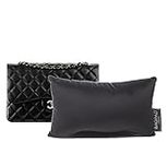 Bagpad Chanel Classic Flap Medium Velvet Black Handbag Shaper