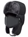 New Unisex Winter Trooper Trapper Hat Hunting Ear Flap Chin Windproof Mask Nylon