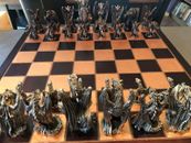 Imperial Dragon Chess Set and Board: Greame Anthony. Edition 5, #66 (~1990) EC