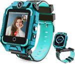 4G Kinder Smartwatch mit GPS Tracker Anruf HD-Touch Kinder Uhr SOS Video Grün