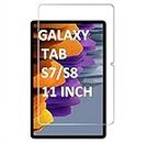 TECHSHIELD Tempered Glass Screen Protector For Samsung Galaxy Tab S9 Fe 10.9"/ S9 2023/ Tab S8 2022/ Tab S7 2020 11"(Sm-X510/X710/X700/T870) for Tablet