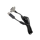 OSTENT 2 in 1 Wireless Controller Play and Charger USB Cable Compatible for Microsoft Xbox 360 Color Gray