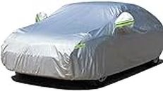 Big Hippo Car Cover Breathable Waterproof Car Covers Full Size Sedan Cover Custom Fit Sedan Up to 190 Inch (490 * 180 * 130cm)-Sliver