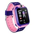 Kids Smart Watch - Phone Calling & Text Messaging Smart Watch with Camera - HD Touch Screen Cell Phone Watch with GPS Tracker for 3-15 Boys Girls Ruftup