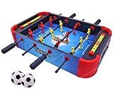 Toyshine Foosball, Mini Football, 4 Rods, Indoor Sport Table Soccer Game for Adults and Kids (Boys and Girls, Multicolor, Mid-Sized, 53 Cms)
