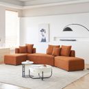Curved Modular Sectional Sofa for Living Room, Oversized L Shaped Couch