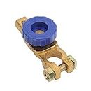 Top Post Battery Disconnect Switch, 15‑17mm 100a Brass Quick Disconnect Battery Cut Off Switch For Car RV Boat Truck