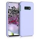 kwmobile Custodia Compatibile con Samsung Galaxy S10e Cover - Back Case per Smartphone in Silicone TPU - Protezione Gommata - lavanda pastello