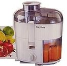 Skyline Juicer for All Fruits and Vegetables Fully Automatic 900 Watts Made In India (White)