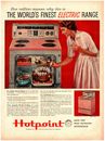 1958 Hotpoint Electric Range Vintage Print Ad The World's Finest 