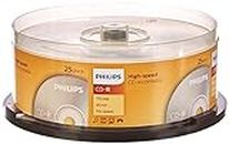 Philips CD-R 80 Minute 52x Spindle - 25Pack - Packaging May Vary