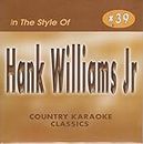 HANK WILLIAMS JR. Country Karaoke Classics CDG Music CD