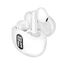 Wireless Earbuds Bluetooth 5.3 Headphones with Charging Case Waterproof in Ear Earbuds Built in Mics Long Playtime High-Fidelity Stereo Earphone Noise Reduction Bluetooth Headsets for Sports and Work