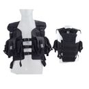 Protezione esterna imbracatura arrampicata gilet armatura ingranaggio tattico borsa da trasporto rig petto