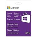 Microsoft K6W 00351 Gift Card-Tarjeta Juego de 15 Euros.