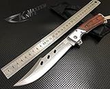 Stainless Steel Camping Knife Extended Length Large