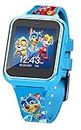 Accutime Paw Patrol Smart Watch with Camera for Kids and Toddlers - Interactive Smartwatch for Boys & Girls Featuring Games, Voice Recorder, Calculator, Pedometer, Alarm, Stopwatch, with USB Cable, Blue, 40mm, Modern