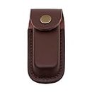 Knife Sheath, Folding Knife Holster PU Leather Belt Knife Case for Outdoor, Hunting, Camping and EDC