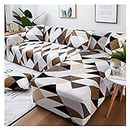 BOHHO Sofa Couch Cover,Living Room Geometric Elastic Sofa Slipcover L-Shaped Sectional Corner Sofa Fashion Printing Sofa Cover 1/2/3/4 Seat Spandex (Size : 1 Seater 90-140cm)