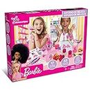 Science4you Estudio de Belleza de Barbie - Kit de Manualidades para Niñas Hace Jabones, Tatuajes Temporales para Niñas, Regalo de Barbie para Niñas