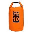 Daesyn Deal 10 Liter Outdoor Ocean Pack Waterproof Dry Bag Outdoor Boating, Hiking, Camping, Rafting, Fishing, Snowboarding and Backpacking Pack of 1 (Multicolor)