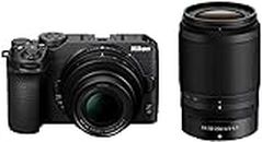 Nikon Z30 + Z DX 16-50+50-250 VR + Lexar SD 64GB 800x Fotocamera Mirrorless, CMOS DX 20.9 MP,LCD Angolazione Variabile,Registrazione fino a 125min, Video 4K,Nero,Nital Card: 4 Anni Garanzia