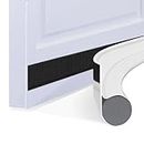 Liatinbo Door Draft Stopper 36 Inch Adjustable,Under Door Draft Blocker,Noise Blocker,Sweep,Door Noise Blocker for Interior/Exterior (1PC White)