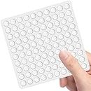 DROPOSALE Door Bumpers Clear Self Adhesive Pads, Cabinet Stoppers, Rubber Bumpers For Drawers, Cupboards, Cutting Boards, Glass Tops, Picture Frames, Kitchen Furniture (100)