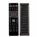 New XRT500 Replace Remote Control with QWERTY Keyboard fit for Vizio TV M43-C1 M49-C1 M50-C1 M55-C2 M60-C3 M65-C1 M70-C3 M75-C1 M80-C3 M322I-B1 P502UIB1 P502UIB1E P552UIB2 P602UIB3 P652UIB2 P702UIB3