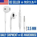 Earphones Headphones 3.5mm For Apple iPhone 6/5/4/iPad Pro/Air Wired Earbuds New