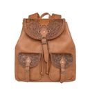 Montana West Tooled Collection Backpack Brown