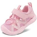 JOINFREE Girls Running Shoes Breathable School Gym Shoes Athletic Shoes Kids Shoes Pink 11 Little Kid