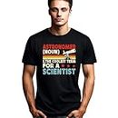 Astronomer Definition T-Shirt, Cool Scientist Tee, Space Lover Gift, Star Gazer Vintage Shirt (Medium, Black)