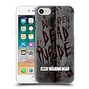 Head Case Designs Officially Licensed AMC The Walking Dead Dead Inside Typography Hard Back Case Compatible With Apple iPhone 7/8 / SE 2020 & 2022