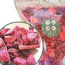 Gefriergetrocknete Früchte Rote Fruchtmischung | XL 300g Gefriergetrocknete Erdbeeren Himbeeren Sauerkirschen Trockenfrüchte Mix | Freeze Dried Fruit Strawberry Raspberry Sour Cherry | ZingyZoo