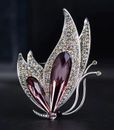 Butterfly crystal brooch for women - clothing accessories - wedding 